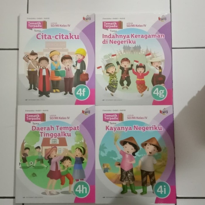 

buku tematik SD kelas 4 f.g.h.i kurikulum2013 Erlangga semester 2