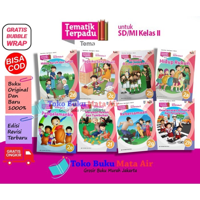 

PAKET TEMATIK 1 TAHUN SD/MI KELAS II - IRENE ERLANGGA K13N