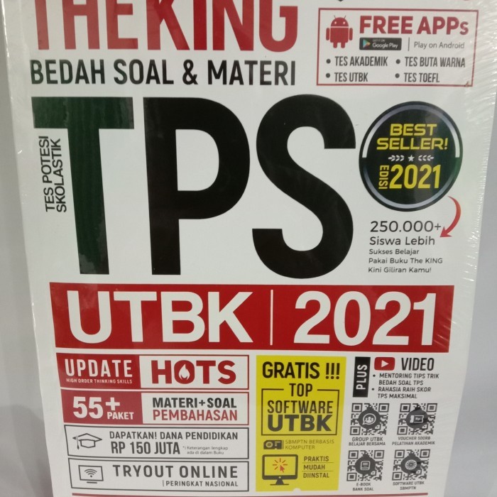 

Buku THE KING TPS BEDAH SOAL DAN MATERI UTBK 2021