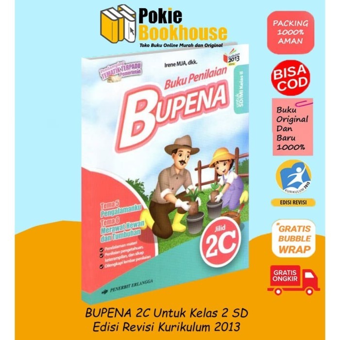 

BEST SELLER ORIGINAL BUPENA 2C KELAS 2 K13N ERLANGGA IRENE DKK