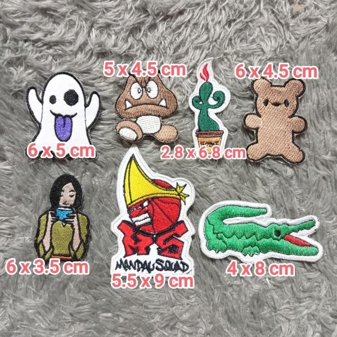 

+++++] Logo bordir Character,patch lucu,logo lucu,logo bordir komputer, bet