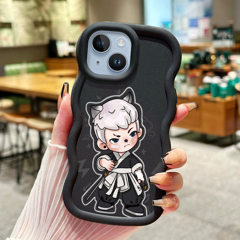 Casing Hp Untuk iPhone 14 Pro Max 14 Plus Case HP manusia serigala dengan pisau casing Softcase pons