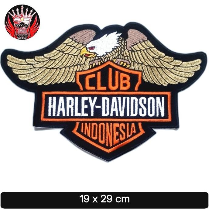 

$+$+$+$+] Badge Bordir/Backpatch Besar Harley davidson/Patch besar,Emblem besar