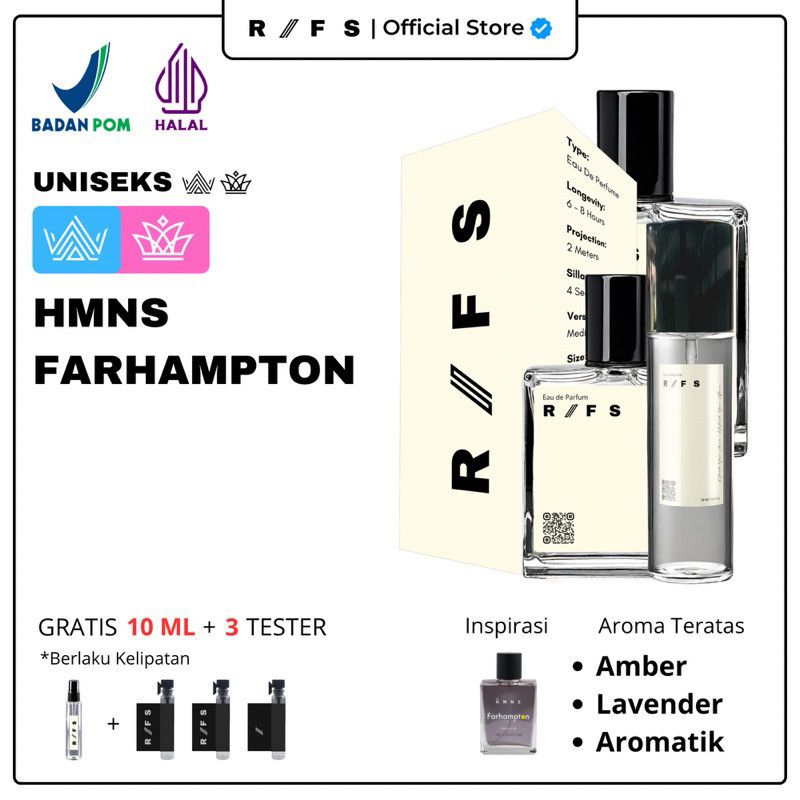 RIFS - HMNS Farhampton EDP Extrait de Parfum Dupe