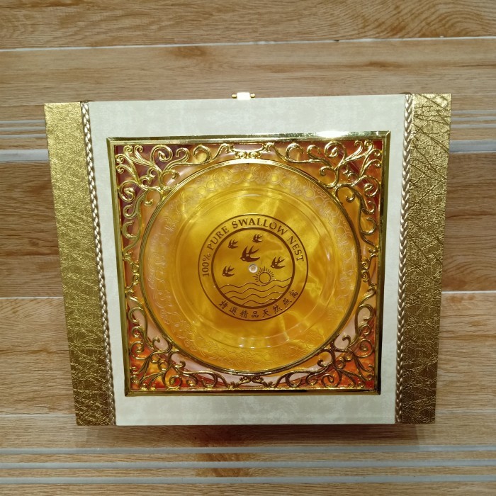 

Kotak Mewah Sarang Burung Walet / Kotak Hadiah Frame Emas 500 Gr Terbaik