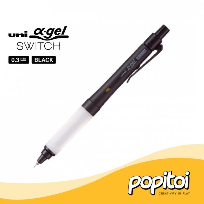 

TERMURAH - UNI Kuru Toga Alpha Gel SWITCH Mechanical Pencil 0.3 0.5 mm Pensil