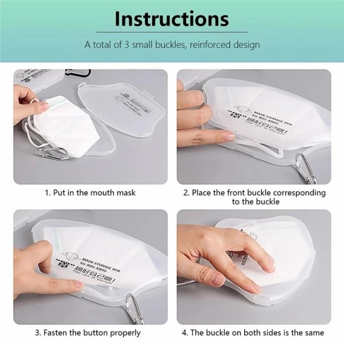 Ready Mask Storage Box/Tempat Masker/Mask Case Untuk N95/Kn95