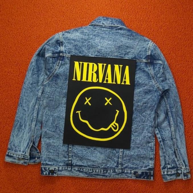 

((((()paling dicari] PATCH SABLON BELAKANG JAKET/NIRVANA BIG SIZE PREMIUM