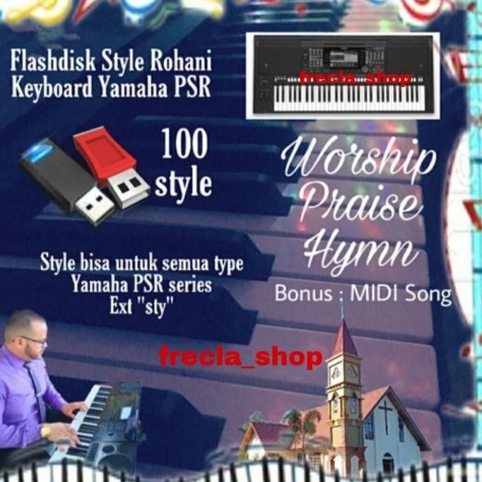 Limited Flashdisk Usb Style Rohani Keyboard Yamaha Psr
