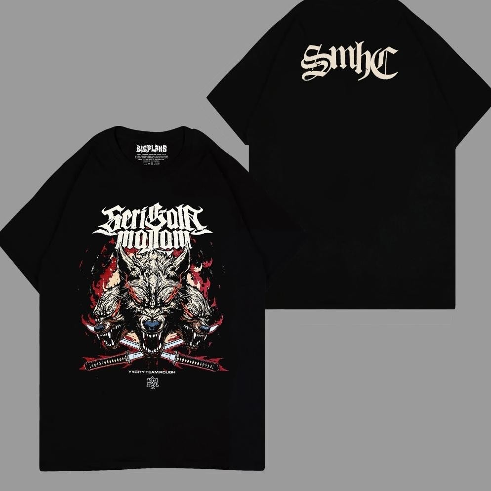 Terviral Serigala Malam Yk City Teamrough Kaos Serigala Malam Hc Kaos Band Metal Punk Hardcore