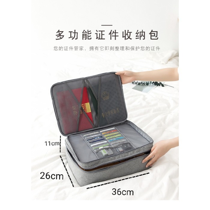 

DOCUMENT BAG DREAM TRAVEL WATERPROOF WITH SECURITY LOCK TAS DOKUMEN -