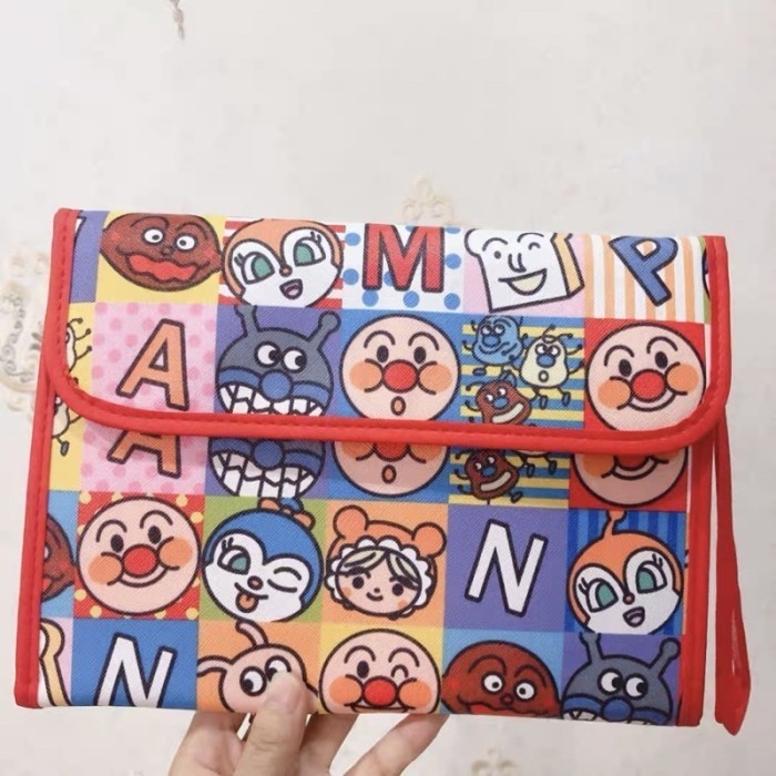 

anpanman document organizer bag tempat penyimpanan dokumen tema kartun - Colorfull lln