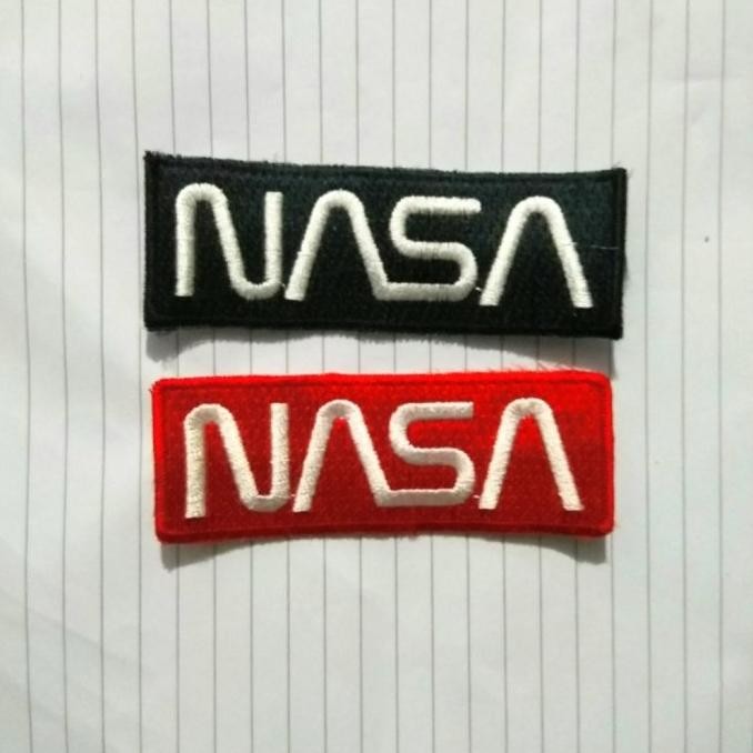 

~~~~~] Patch bordir Nasa Merah Hitam