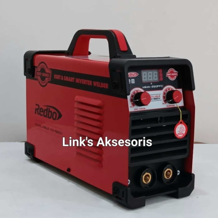kosnew@ Mesin Travo Las Listrik 250A REDBO MMA 250 PFC 250PFC 1 Phase 3 Phase
