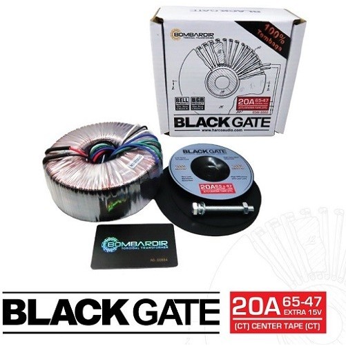 kosnew@ Trafo Toroid Blackgate 20A CT-56V 47V Travo Donat BOMBARDIR 20 Ampere