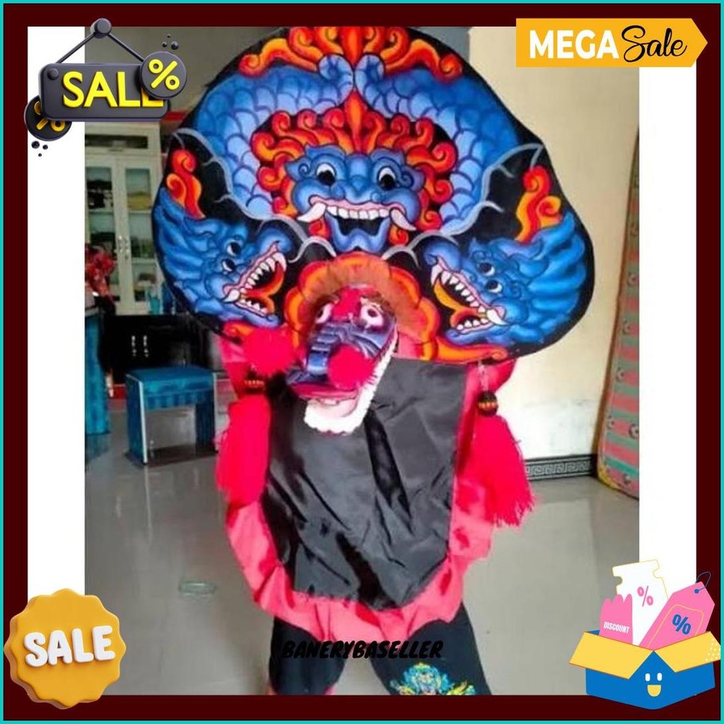 Mainan Anak Topeng Barongan Caplok Barong Caplokan Kilat