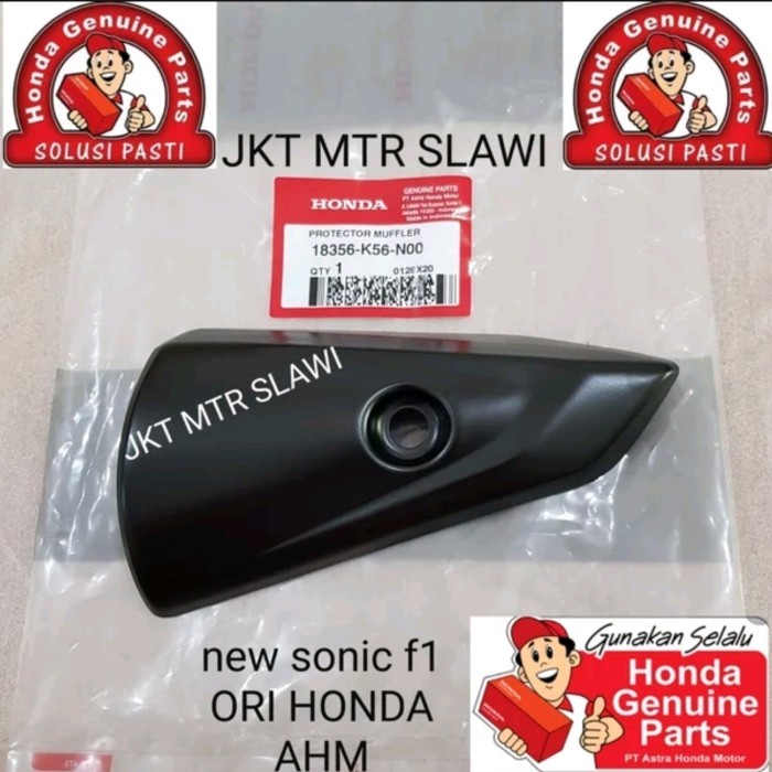Protektor Cover Knalpot Sonic New Sonic 150 Led Ori Honda Ahm Asli Hon Barang Langka