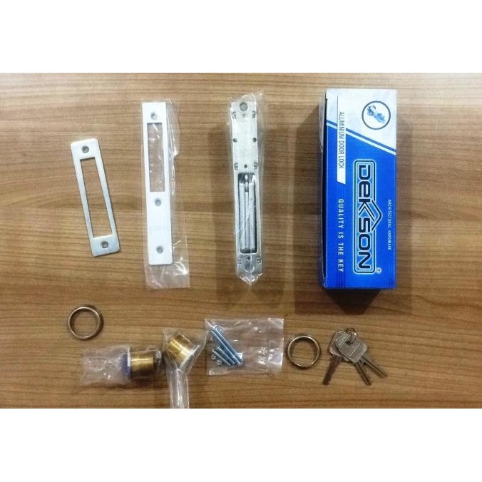 [ Rd ] Aluminium Lock Kc 8128 Dekkson Kunci Pintu Swing Aluminium Kc-8128
