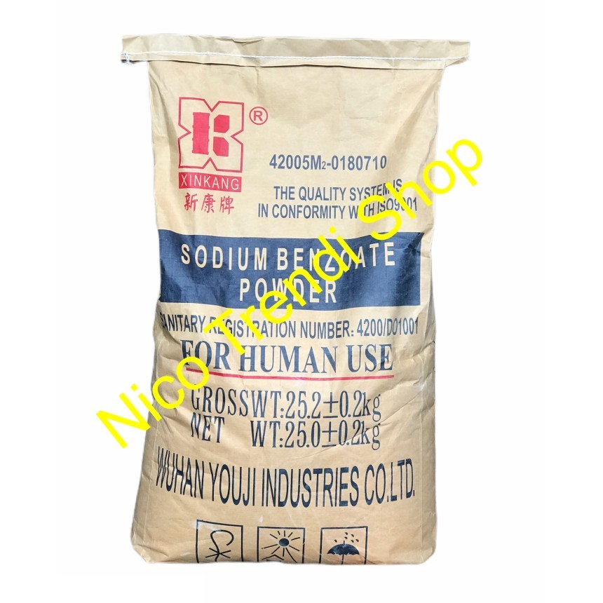 

Sodium Benzoate 25Kg Pengawet Makanan Multifungsi Promo