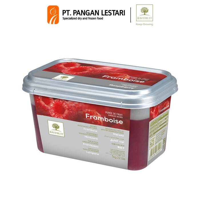 

Ravifruit Frozen Puree Raspberry Framboise 1 Kg Promo