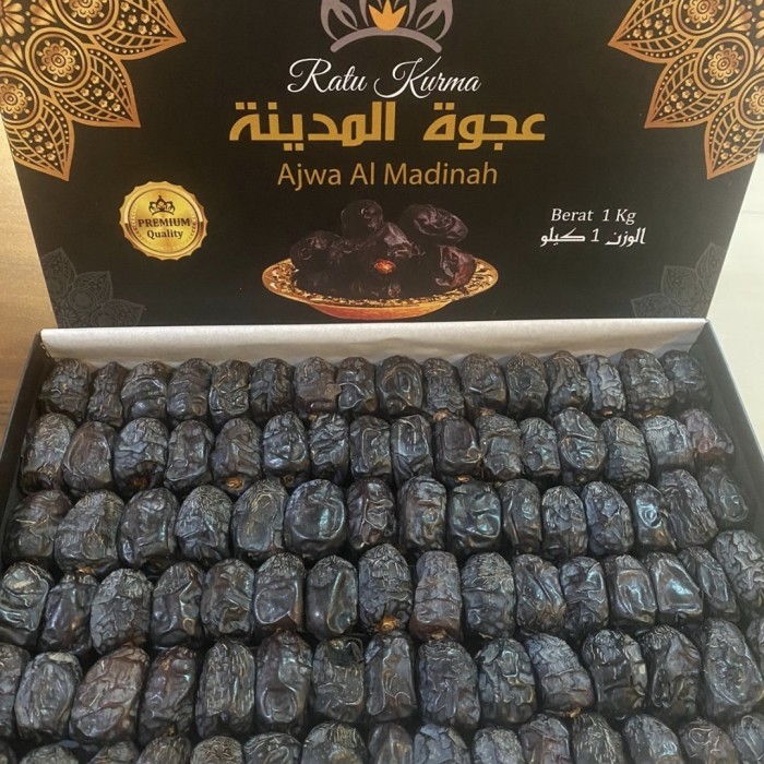 

Kurma Ajwa Premium 1Kg Ratu Kurma Terlaris