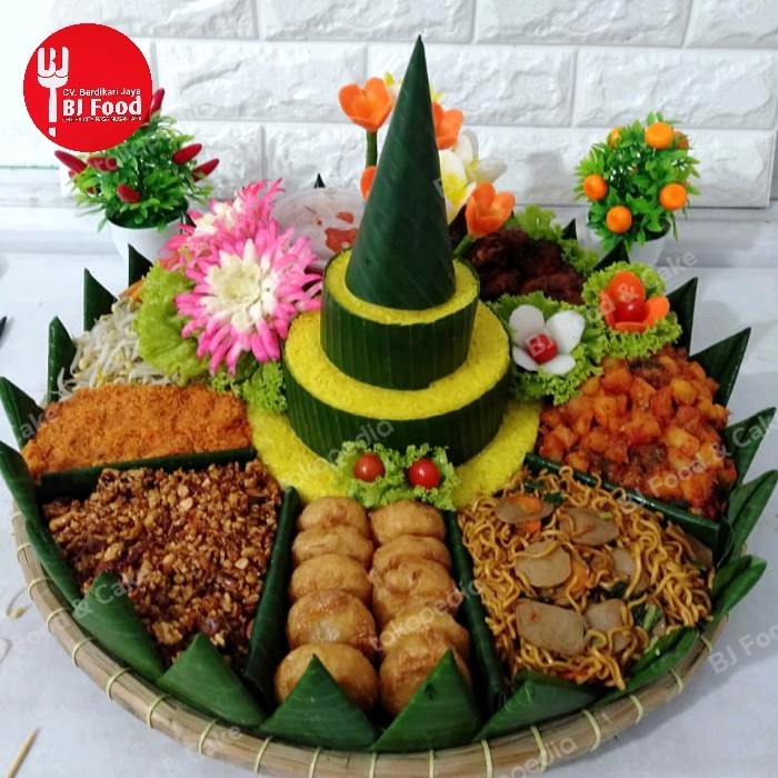 Nasi Tumpeng/ Nasi Tumpeng 20 Porsi / Bj Food & Cake Diskon