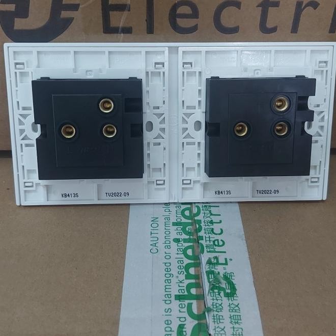 Stop Kontak Universal 2Gang Schneider