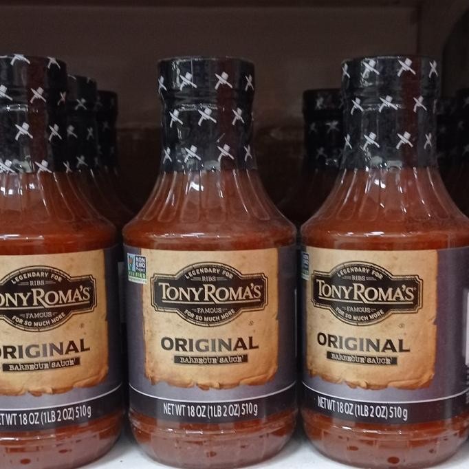 

monggo] tony roma's original bbq sauce 500gr