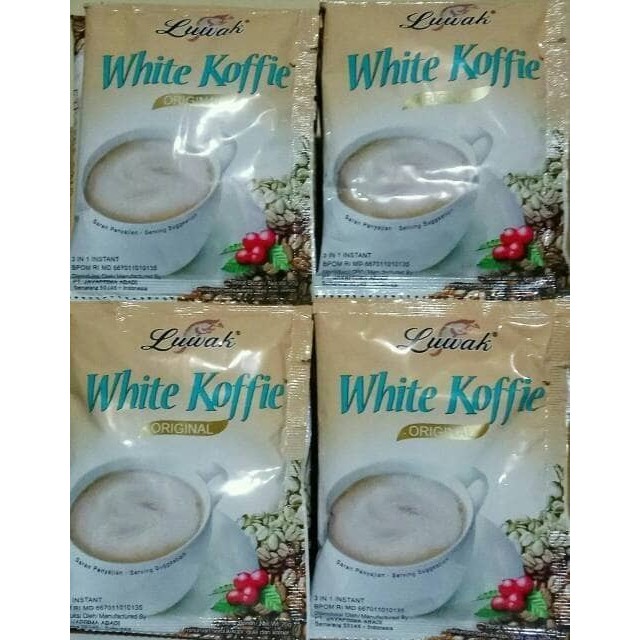 

Luwak White Koffie Kopi Coffee 20Gr Sachet Isi 20 Renceng