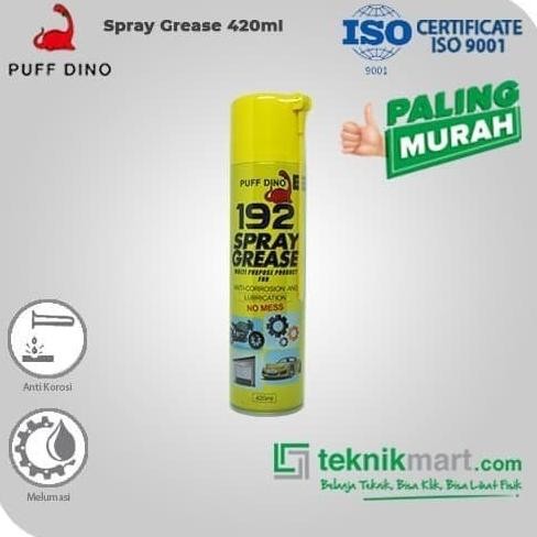 Puff Dino 192 Spray Grease (Pelumas Gemuk Semprot) 420 Ml