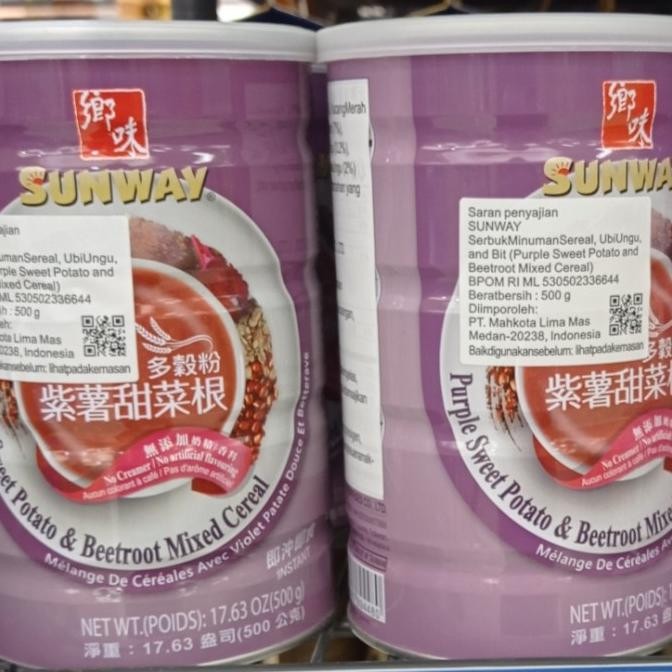

@=@=@=@=] sunway purple sweet potato & beetroot cereal 500gr