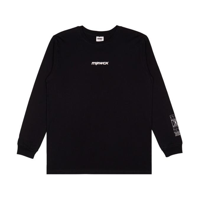 MORWICK - KAOS LONG SLEEVE LENGAN PANJANG PRIA - HYME - HITAM