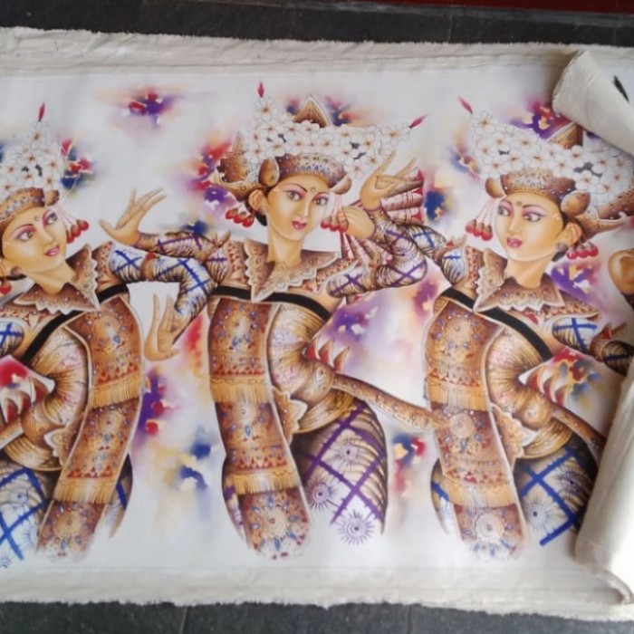 ___] lukisan kanvas penari bali 2