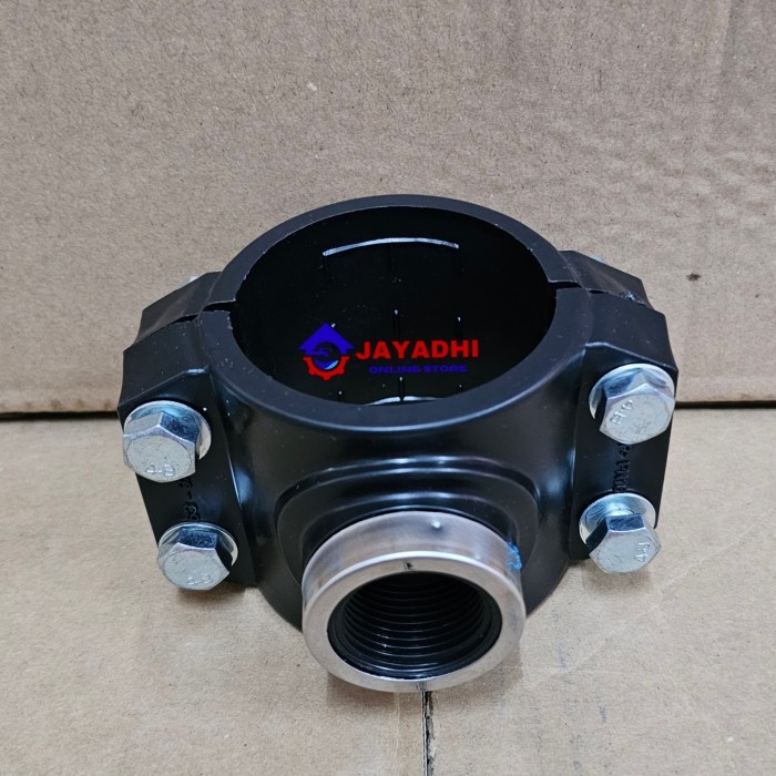 Produk Terbaik] Klem Sadel PE 32 x 1/2" Clamp Saddle HDPE / Clamp Sadle 1x1/2 ( 1 x 0,5" )