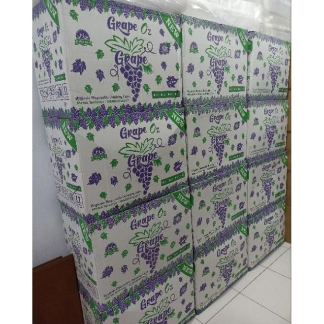 1 Dus Gelas Plastik Cup Grape 10Oz / 12Oz / 14Oz / 16Oz Grape