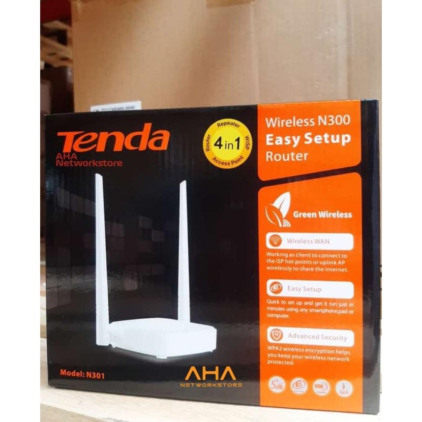 TERMURAH - TENDA N301 WIRELESS ROUTER N300 Tenda N301