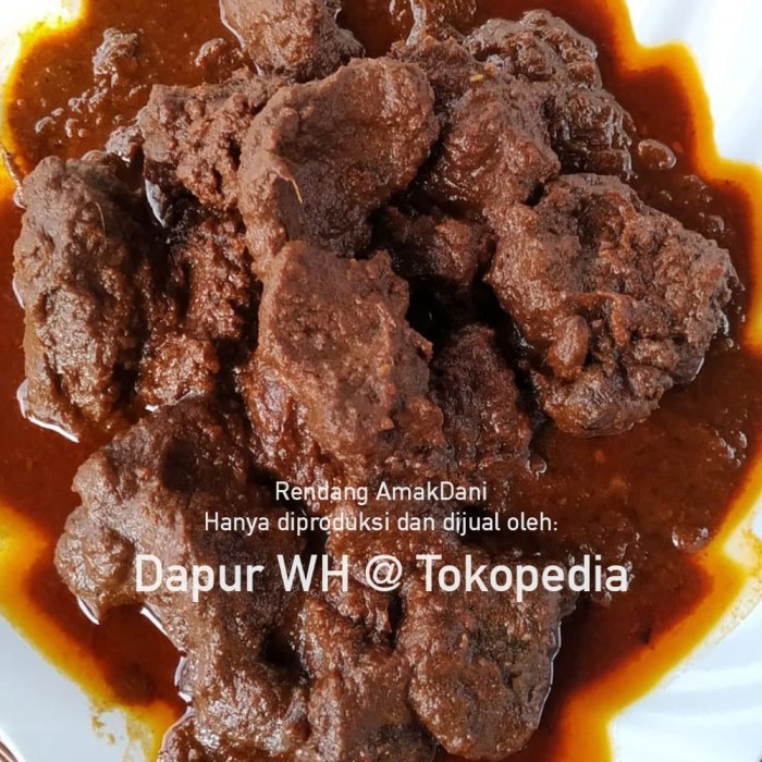 

Rendang Daging Sapi Amakdani 1/2 Kg (Basah) Barangbaru