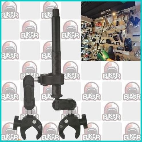 Osopro Bracket Motor Insta 360 Motorcyle Holder Tongsis Clamp insta36