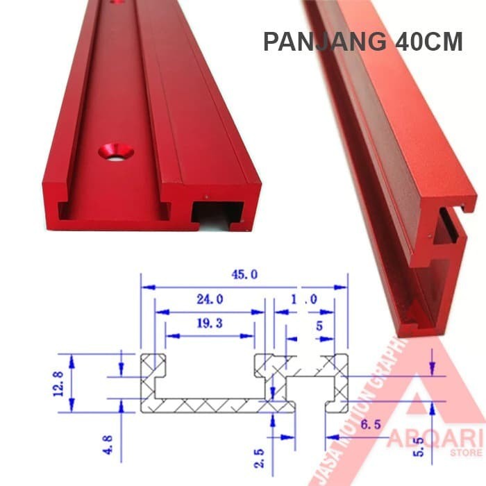 Promo Tablesaw Track / Miter Saw Track / Fence Rail / Rel Gergaji Meja