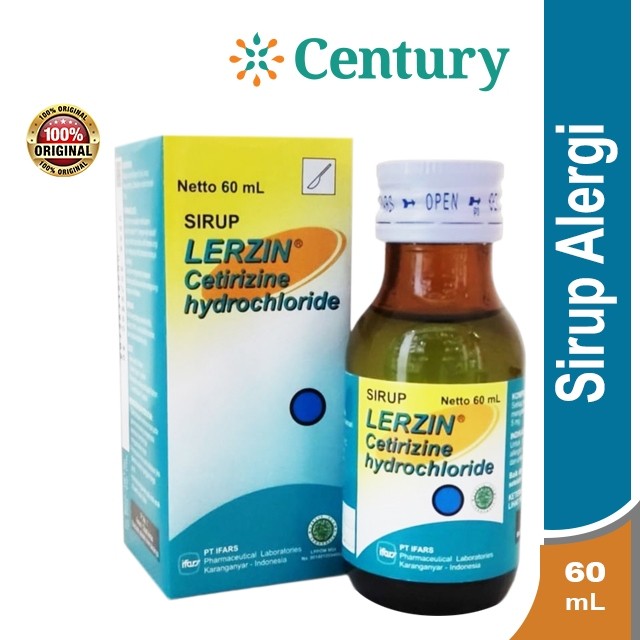 LERZIN SIRUP 60ML / OBA-OBATAN / OBAT ALERGI