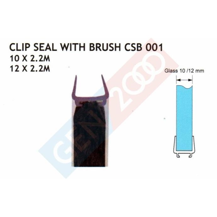 [ Rd ] Mohair Clip Seal Pintu Kaca Mohair Bulu Klip Kaca Mohair Bulu