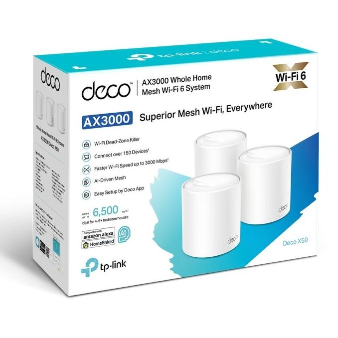 NEW TP-LINK Deco X50 AX3000 Whole Home Mesh WiFi 6 System