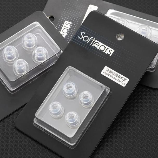 Softears Uc Ultra Clear Silicone Eartips For Iem In Ear Monitors