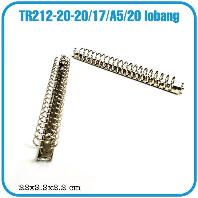 

TERMURAH - SOS Mekanik Binder/Ring Binder TR212-20-20/17/A5/20 lubang