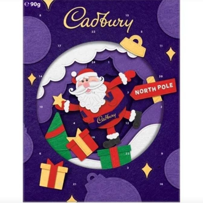 

Cadbury Christmas Chocolate Advent Calendar Countdown Cokelat Natal LSA