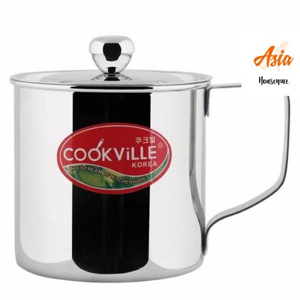 Cookville Mug W/Cover Korea Stainless