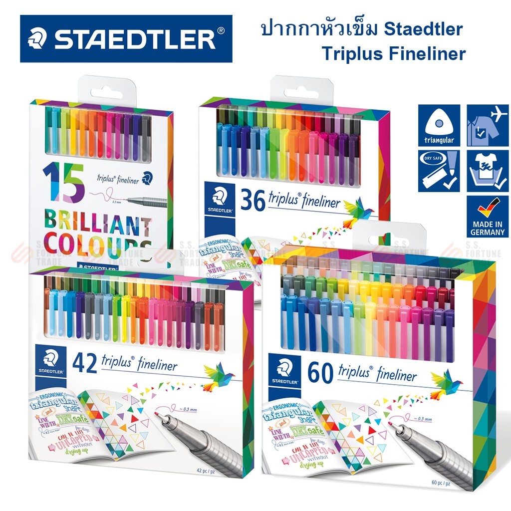 

Staedtler No.334 Triplus Fineliner 15 Warna 36 42 60 |yhV0EvsM|