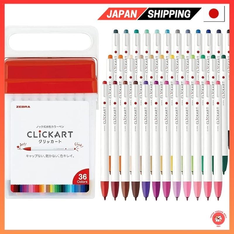 

【Langsung dari Jepang】Penanda berbasis air ZEBRA Clickart 36 warna dengan wadah WYSS22-36C-N |AE3hmGMv|