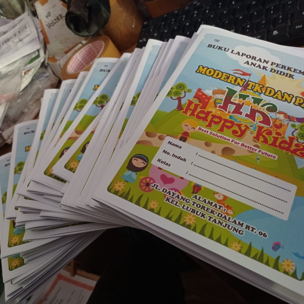 

[Paket 1kg Isi 25 Buku] Laporan PAUD/TK/RA - Sampul Kustom - Biaya Desain Gratis!! |sOMhSyCe|