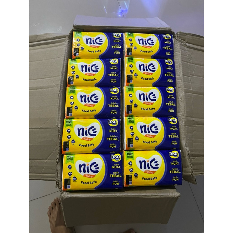 

Tisu Wajah Baru Nice Living 2 lapis 360 Lembar 10 Bungkus Tisu |VomDDbTa|